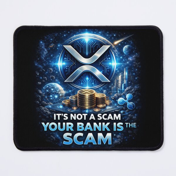Item preview, Funny XRP Crypto Design – “It’s Not a Scam” designed and sold by Olivier Grau.