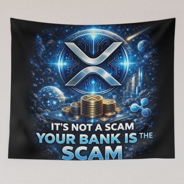 Item preview, Funny XRP Crypto Design – “It’s Not a Scam” designed and sold by Olivier Grau.