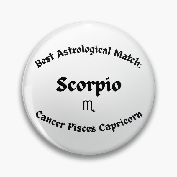 Item preview, Scorpio Best Astrological Match Shirt – Zodiac Compatibility Design (Black Typography) designed and sold by MOKRONOS.