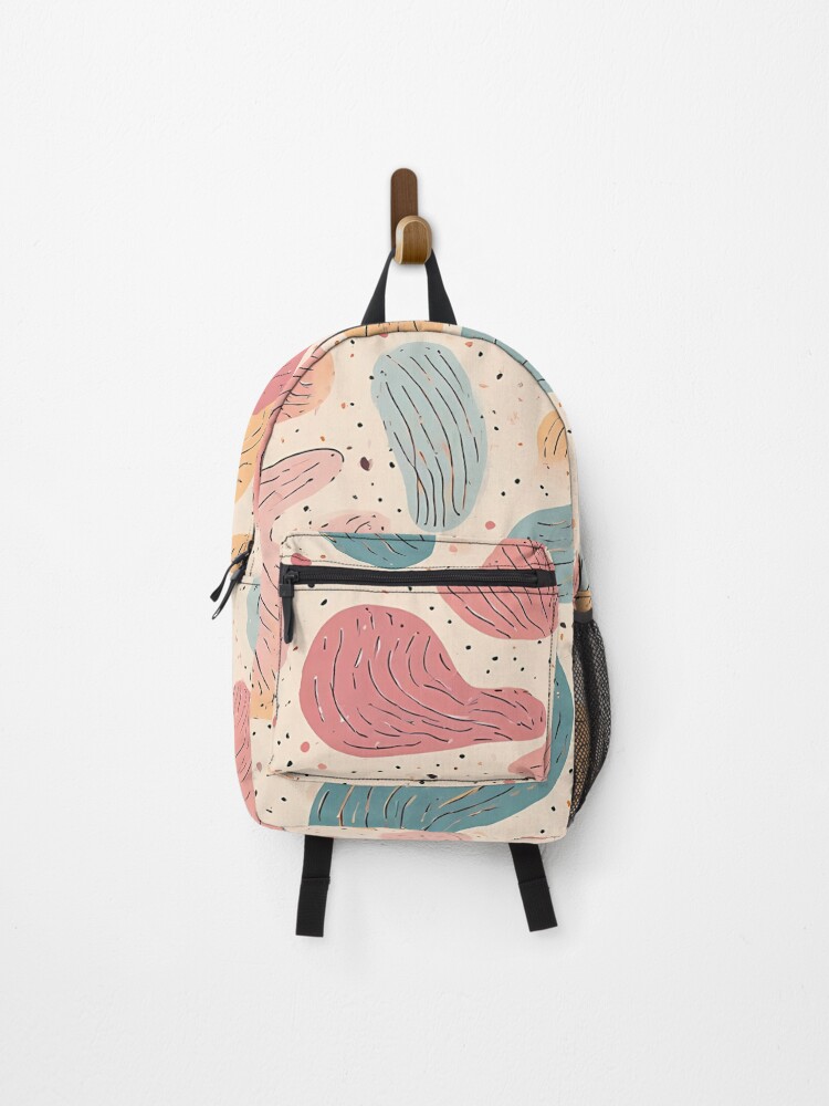 Thumbnail 1 of 3, Backpack, Retro Ripple Forms designed and sold by Jaw-Knee-.