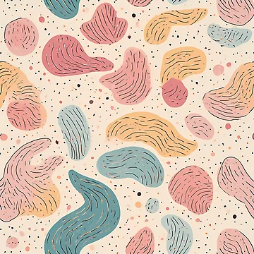 Artwork thumbnail, Retro Ripple Forms by JawKneeArt