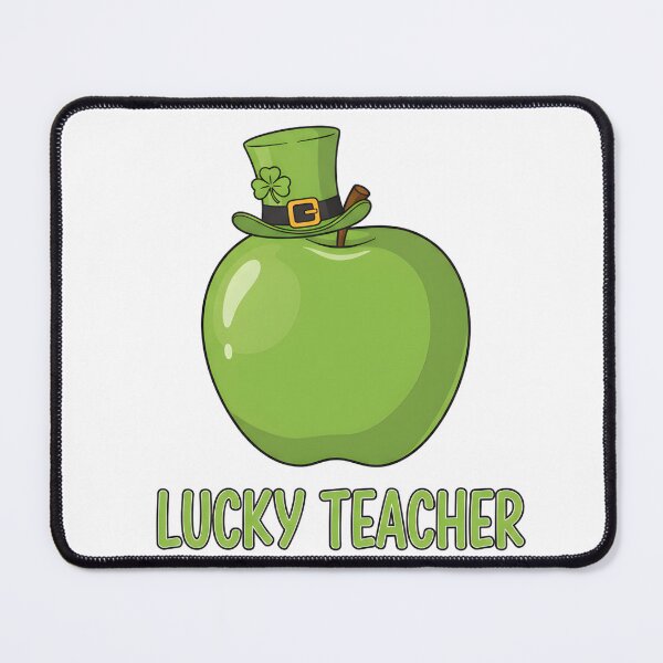 Item preview, Lucky Teacher Green Leprechaun Apple designed and sold by Kvarny.