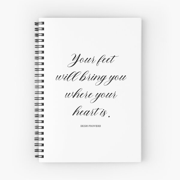 Item preview, YOUR FEET WILL BRING YOU WHERE YOUR HEART IS.  designed and sold by thehappyintrovert .