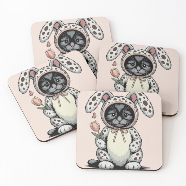 Item preview,  Cute Cat Wearing a Bunny Costume Spring Easter  designed and sold by JediKittenWars.
