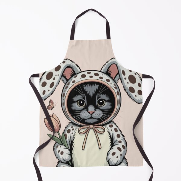 Item preview, Cute Cat Wearing a Bunny Costume Spring Easter designed and sold by JediKittenWars.