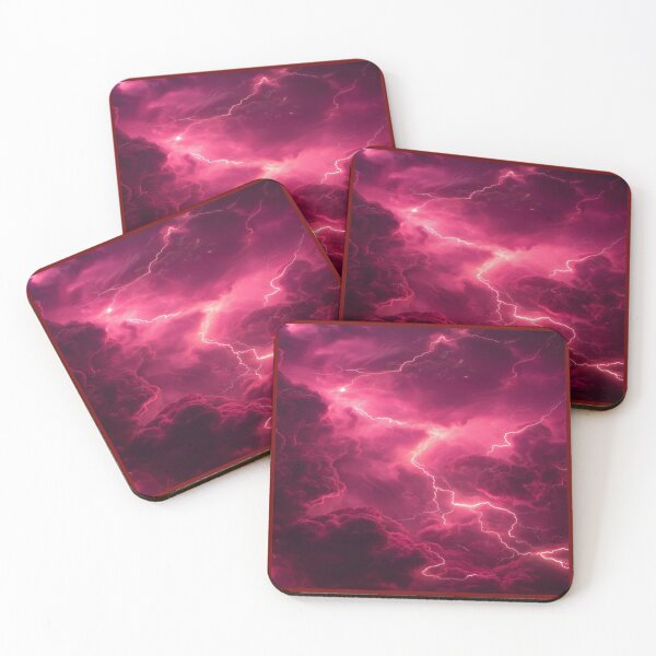 Item preview, Pink Thundercloud Electric Blast Artwork  designed and sold by NivyasArtistry.