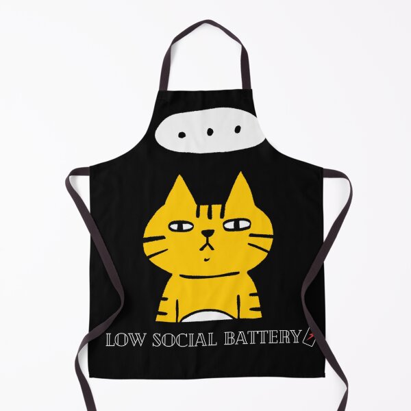 Item preview, Low Social Battery Cat T-shirt designed and sold by BsDrip.