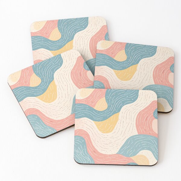Item preview, Wavy Pastel Pathways designed and sold by JawKneeArt.