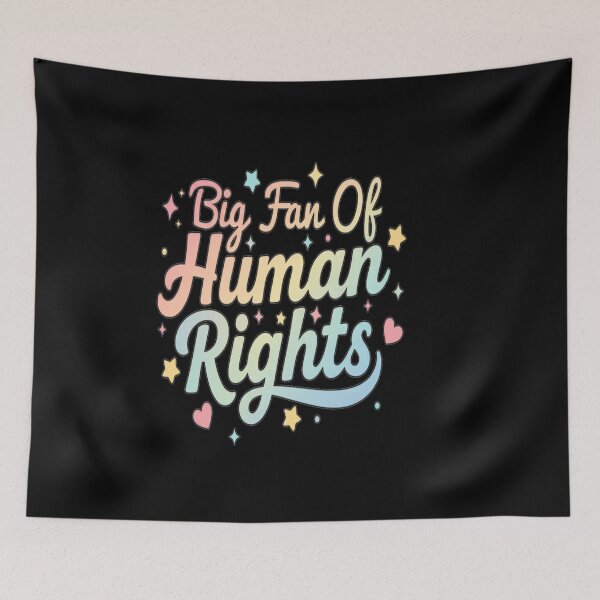 Item preview, Big Fan of Human Rights designed and sold by Meryem Mamouni.