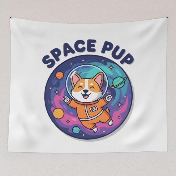 Item preview, space pup designed and sold by Gold Phoenix Adro.