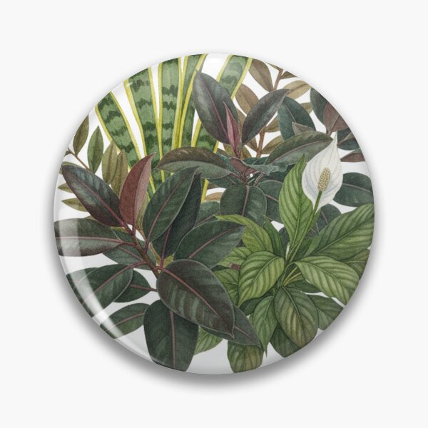 Item preview, Watercolor Indoor Plant Cluster Poster designed and sold by colorvision1.