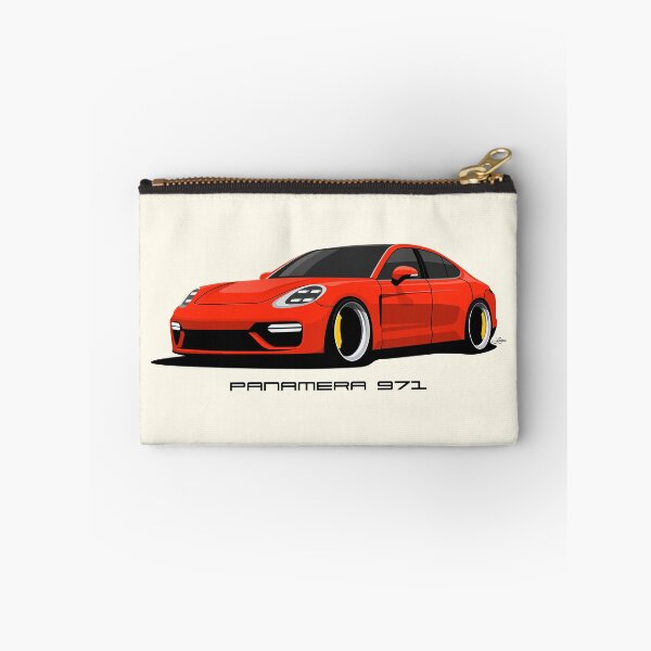 Item preview, Red 971 Panamera illustration designed and sold by blackdogshop.