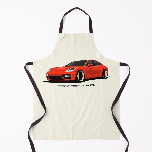 Item preview, Red 971 Panamera illustration designed and sold by blackdogshop.