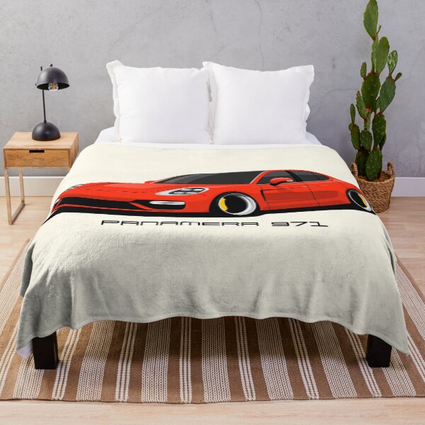 Item preview, Red 971 Panamera illustration designed and sold by blackdogshop.