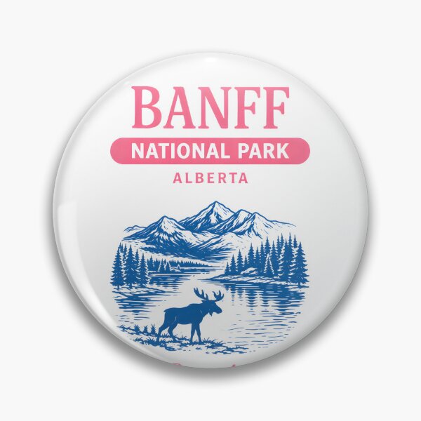 Item preview, Banff National Park Alberta Canada Cute Pastel Landscape designed and sold by HowToCanadian.
