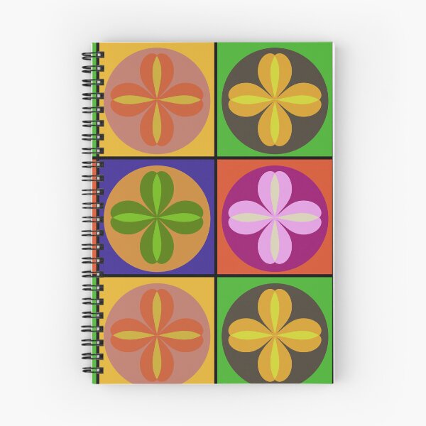 Item preview, Retro colorful flowers designed and sold by MonoDigitalArt.