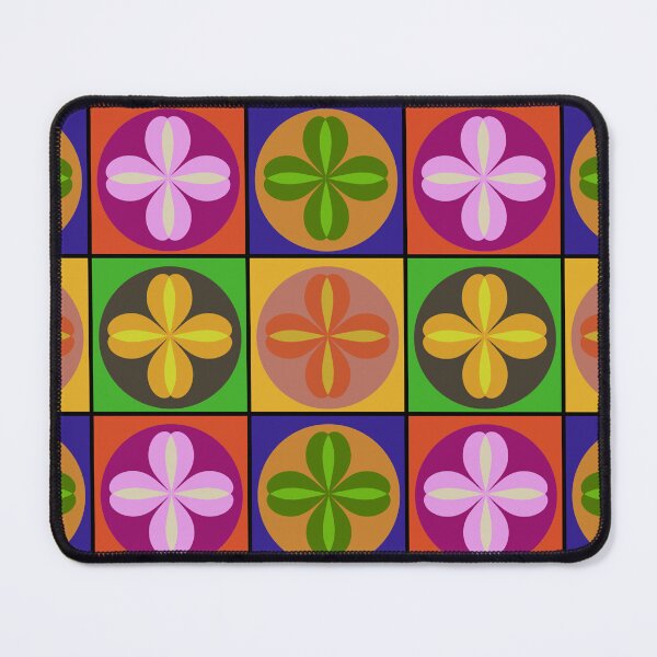 Item preview, Retro colorful flowers designed and sold by MonoDigitalArt.