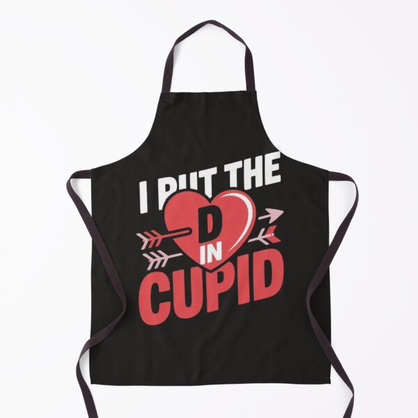 Item preview, I Put the D in Cupid – Funny Valentine’s Day Heart Arrow Typography Design designed and sold by dortmond.