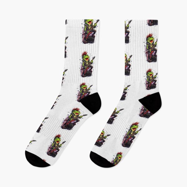 Item preview, Punk frog on stage designed and sold by FroggyOnly.