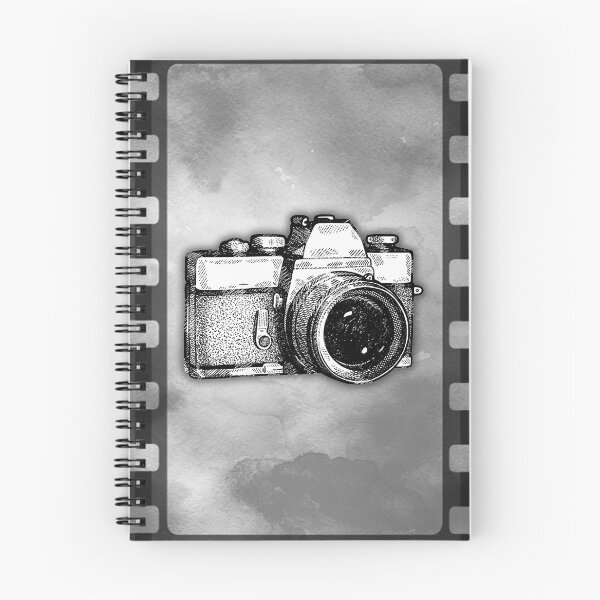 Item preview, Retro Film Camera Line Art designed and sold by artistwill.