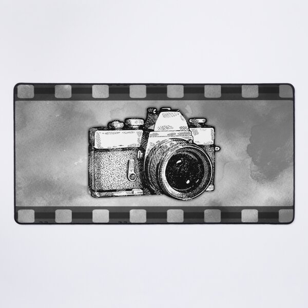 Item preview, Retro Film Camera Line Art designed and sold by artistwill.