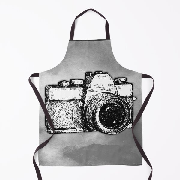 Item preview, Retro Film Camera Line Art designed and sold by artistwill.