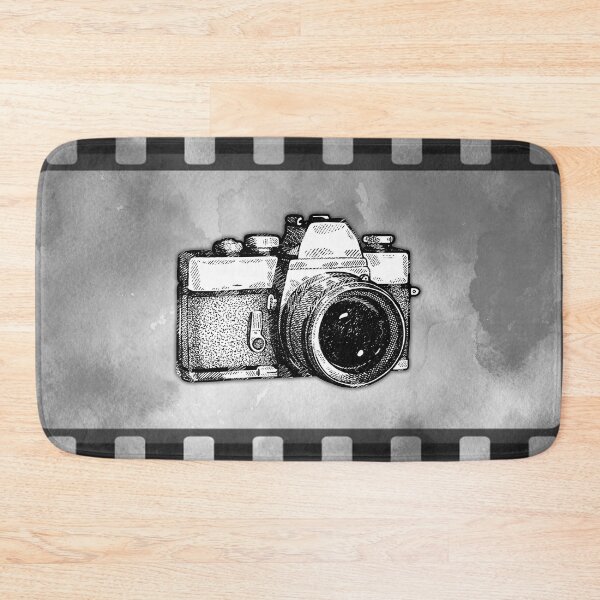Item preview, Retro Film Camera Line Art designed and sold by artistwill.