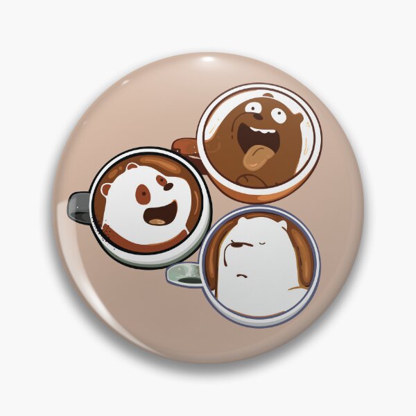 Item preview, We Bare Bears Latte Mugs  designed and sold by pizzadrip.