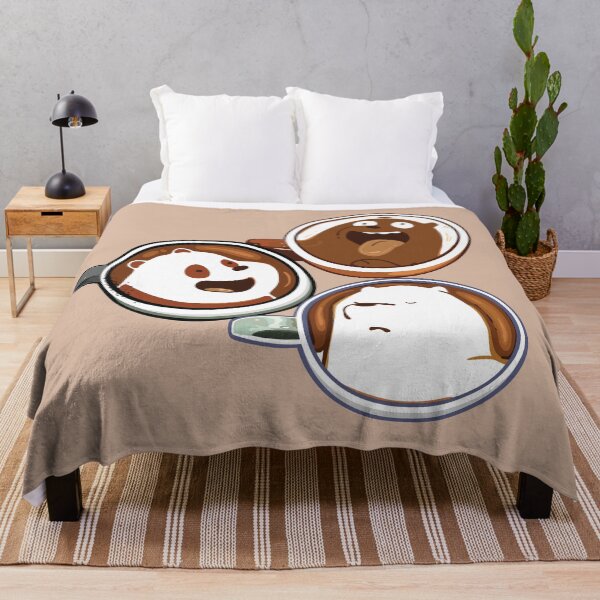 Item preview, We Bare Bears Latte Mugs  designed and sold by pizzadrip.