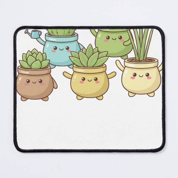 Item preview, Cute Kawaii Plant Friends Sticker Pack designed and sold by colorvision1.