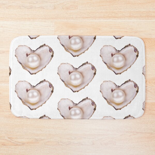 Item preview, heart shape gold pearl in oyster shell it girl star girl sticker designed and sold by inainart.