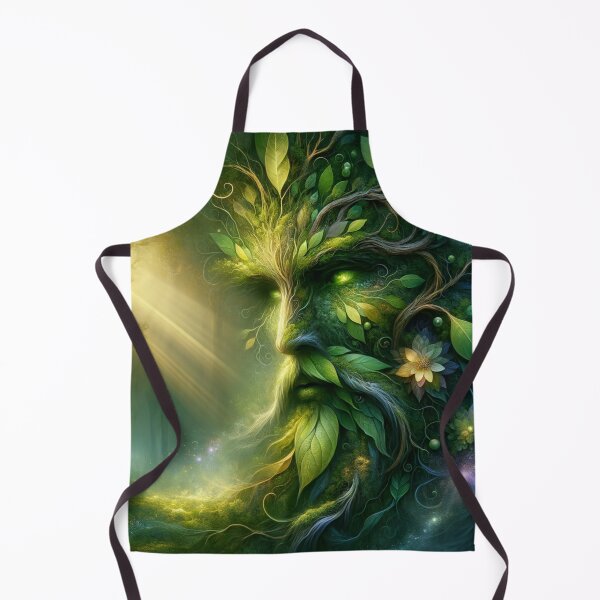 Item preview, Green Man Celtic Forest Spirit – Mythology Fantasy Nature Art designed and sold by AnalajiaDesigns.
