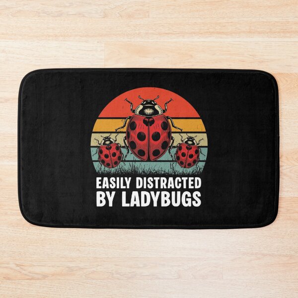 Item preview, Easily Distracted By Ladybugs Retro Vintage Sunset Entomology designed and sold by Dmetalx Art Apparel.