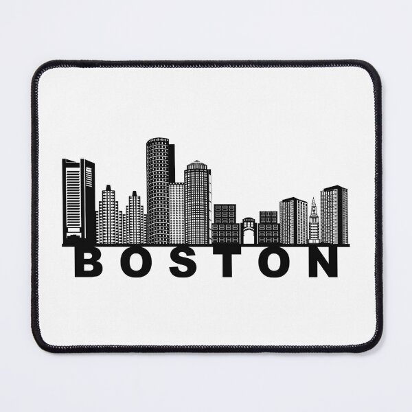 Item preview, Boston Skyline Silhouette  designed and sold by Phat Dog Designs .