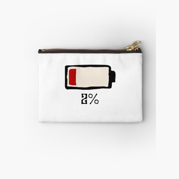 Item preview, Social Battery 2% Remaining Funny Shirt designed and sold by shop43.