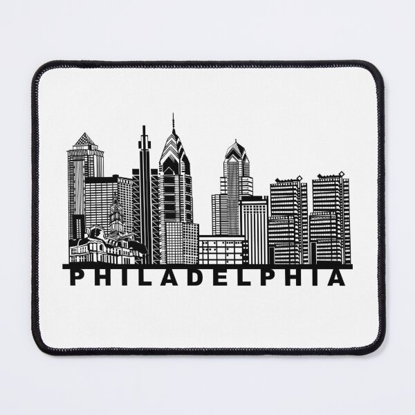 Item preview, Philadelphia Skyline Silhouette designed and sold by Phat Dog Designs .