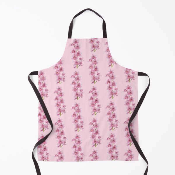 Item preview, pink orchid on stem flower sticker  designed and sold by inainart.