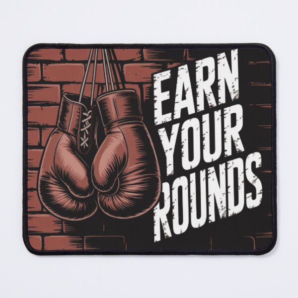 Item preview,  Earn Your Rounds - Vintage Boxing Gloves Gym Training Design designed and sold by BuiltByDiscipline.