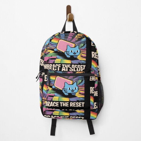 Item preview, Nyan Cat "REJECT AI SLOP EMBRACE THE RESET". designed and sold by ShounenGifts.