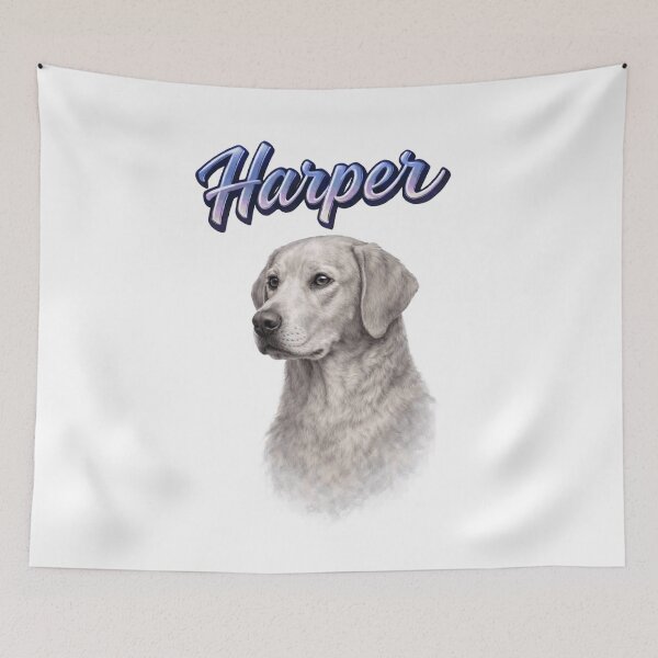 Item preview, Harper Dog Zodiac — Loyalty, Protection and Honest Heart of the Chinese Dog designed and sold by AlexLineArt.