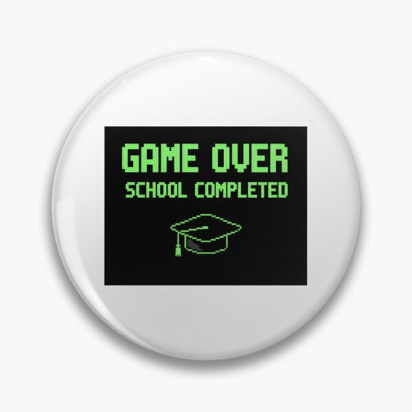Item preview, Pixel Art Game Over School Completed 2026 designed and sold by Kvarny.