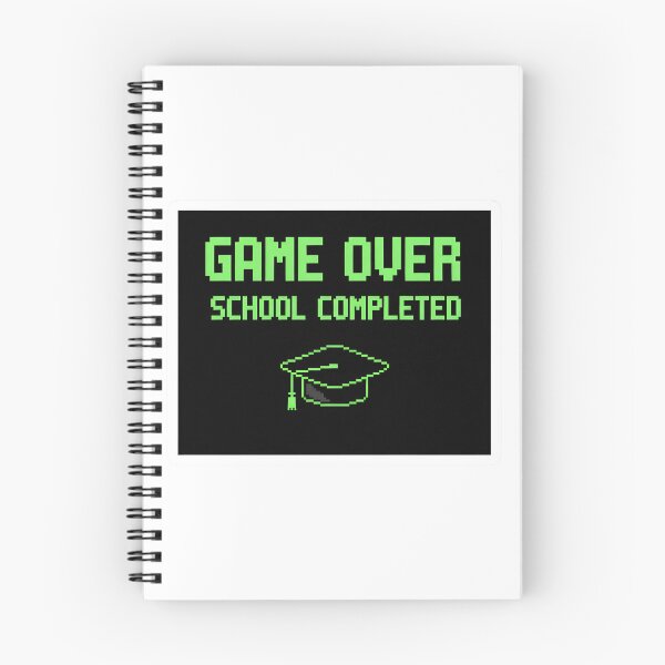 Item preview, Pixel Art Game Over School Completed 2026 designed and sold by Kvarny.