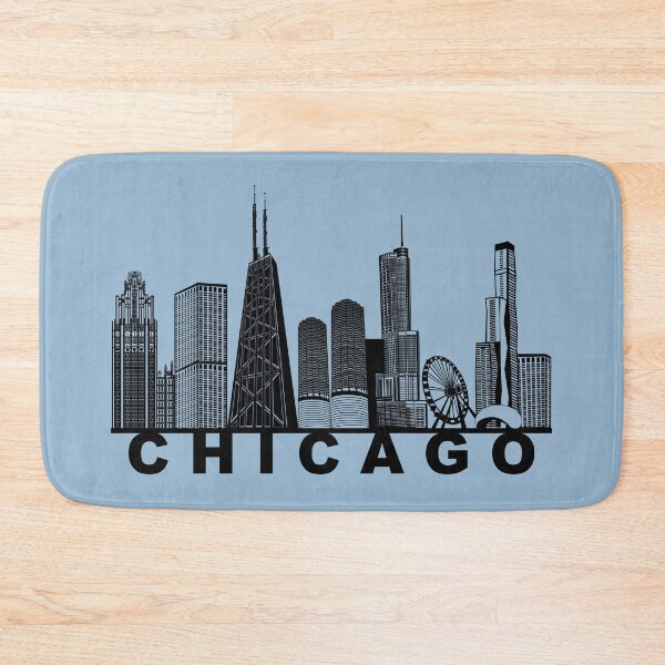 Item preview, Chicago Skyline Silhouette  designed and sold by Phat Dog Designs .