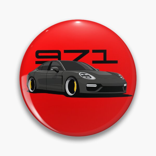 Item preview, Black 971 Panamera illustration designed and sold by blackdogshop.