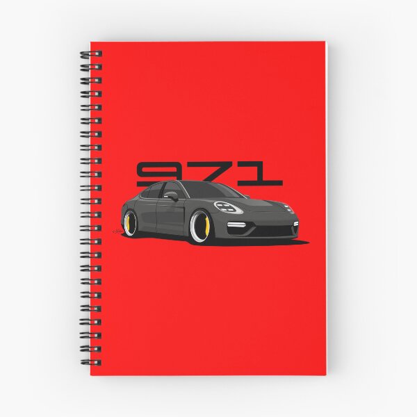Item preview, Black 971 Panamera illustration designed and sold by blackdogshop.