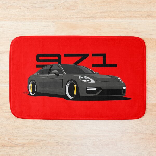 Item preview, Black 971 Panamera illustration designed and sold by blackdogshop.
