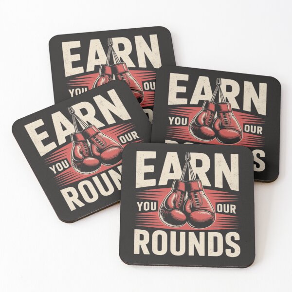Item preview,  Earn Your Rounds - Vintage Boxing Gloves Gym Training Design designed and sold by BuiltByDiscipline.