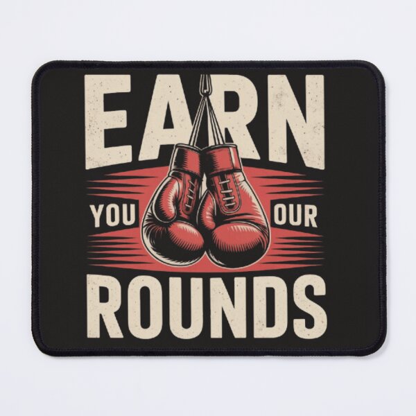 Item preview,  Earn Your Rounds - Vintage Boxing Gloves Gym Training Design designed and sold by BuiltByDiscipline.