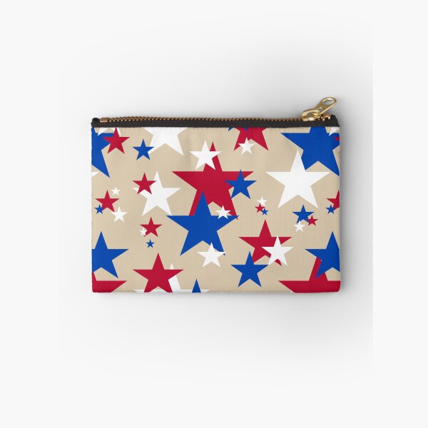 Item preview, Red, White and Blue Stars - Beige Background designed and sold by MellowCat.