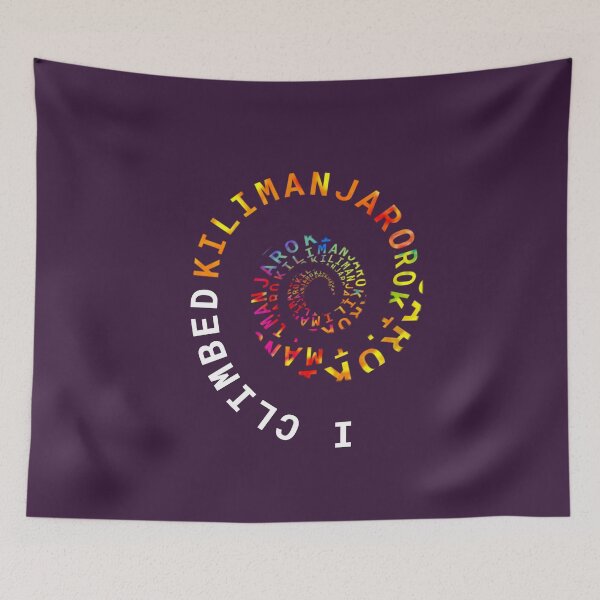 Item preview, I climbed Kilimanjaro, Mount Kilimanjaro spiral designed and sold by MiFree.